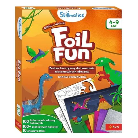 TREFL ZESTAW KREATYWNY SKILLMATICS FOIL FUN KRAINA DINOZAURÓW