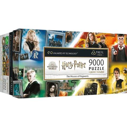 trefl puzzle 9000el domy hogwartu harry potter 81023