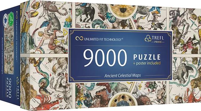 TREFL PUZZLE 9000EL UFT ANCIENT CELESTIAL MAPS 81031