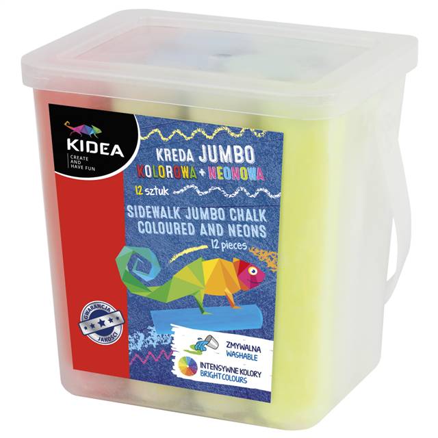 derform kreda neonowa jumbo a'12 kidea  krjkn12ka /12/