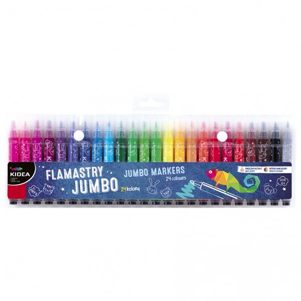 DERFORM FLAMASTRY JUMBO 24 KOLORY       FJ24KKA KIDEA /12/