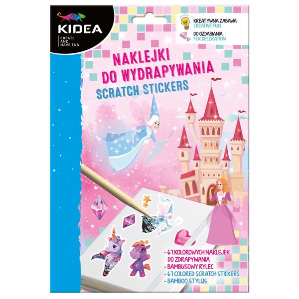 derform naklejki do wydrapywania magiczny świat wnbka kidea /12/