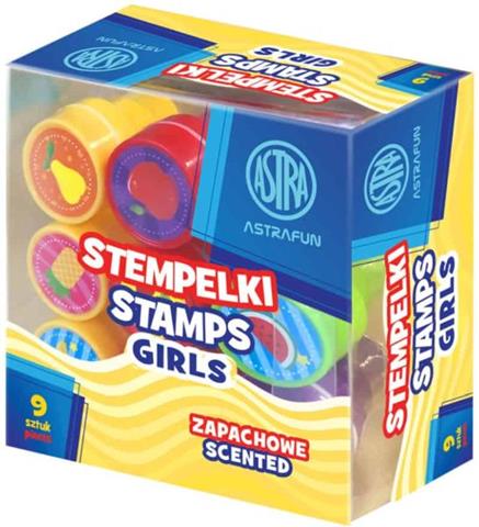 ASTRA STEMPELKI ZAPACHOWE ASTRAFUN GIRLSOP.9SZT.