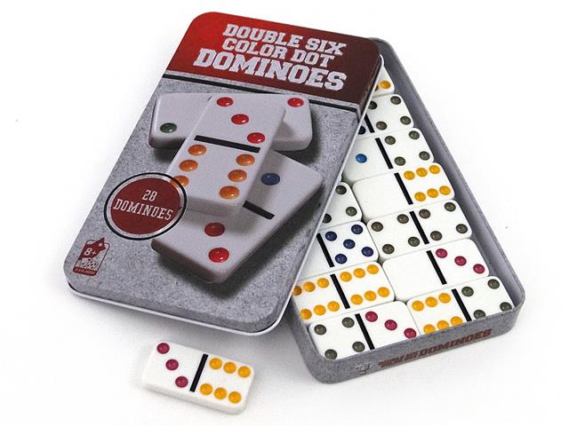 adar gra domino w pudełku metalowym 469006