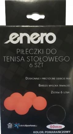 enero piłeczki do ping-ponga 6szt pomarańczowe