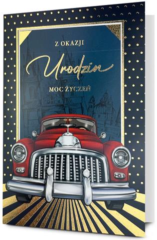 PAN DRAGON KARTKA OZDOBNA URODZINY STAR-119