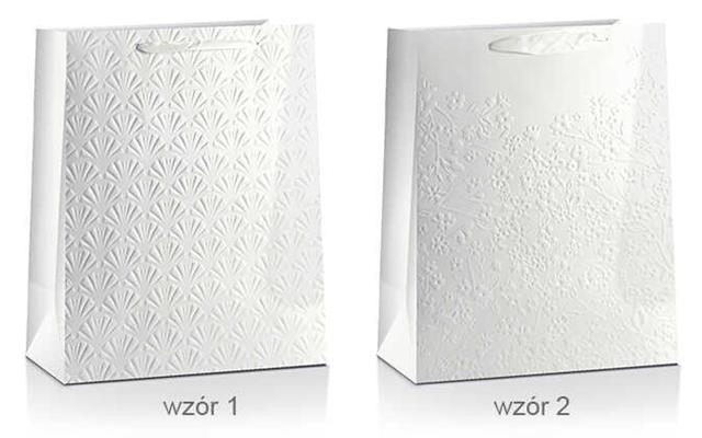 TORBA OZDOBNA 30*42*12CM DRAGON MAXI 003WHITE-17 /12/
