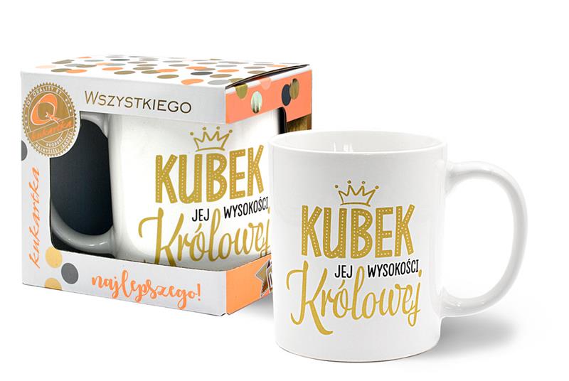 kukartka kubek premium q976 kubek jej wysokości królowej