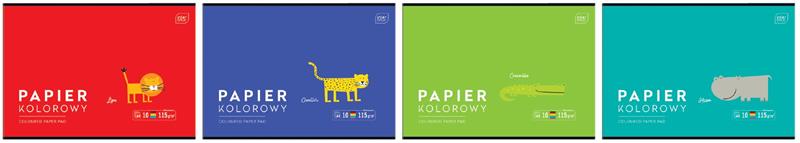 interdruk papier kolorowy a4 10k 115g/m2bb kids /10/