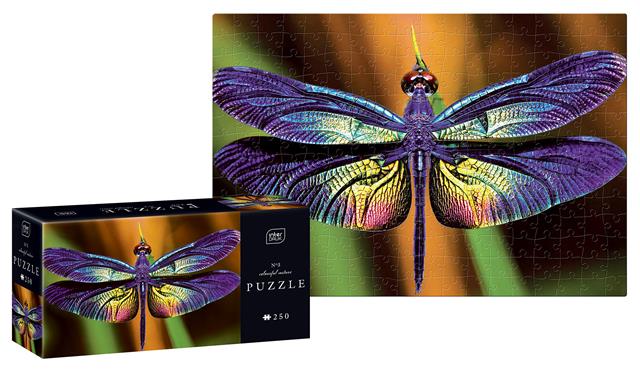 interdruk puzzle 250el. colourful nature3 dragonfly
