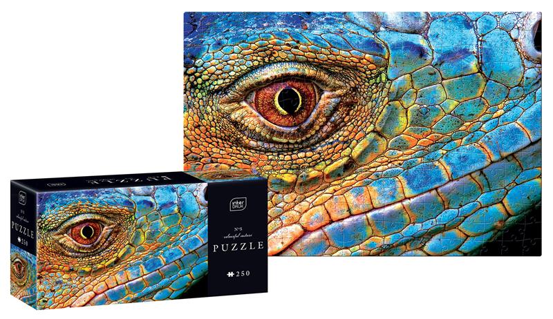 interdruk puzzle 250el. colourful nature5 lizard