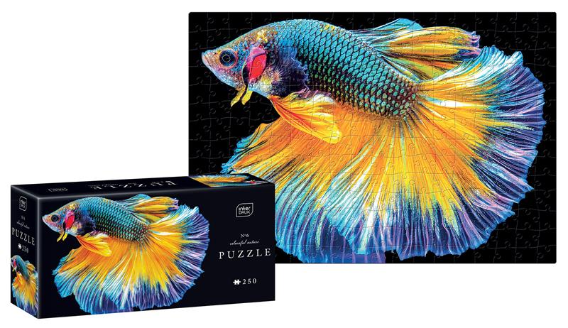 interdruk puzzle 250el. colourful nature6 fish