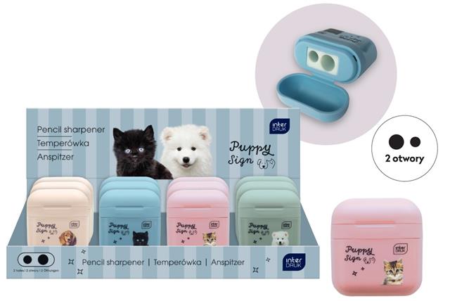 INTERDRUK TEMPERÓWKA PODWÓJNA Z POJEMNIKIEM PUPPY SIGN /12/