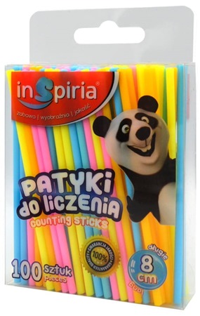 inspiria patyczki do liczenia okrągłe   8cm schemat /12/