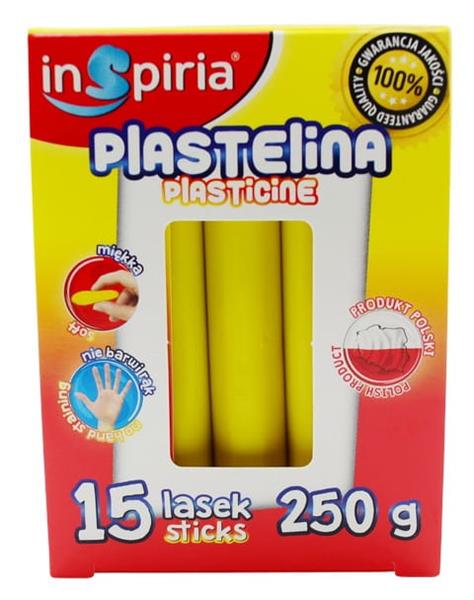 inspiria plastelina 15 lasek żółty 250g schemat