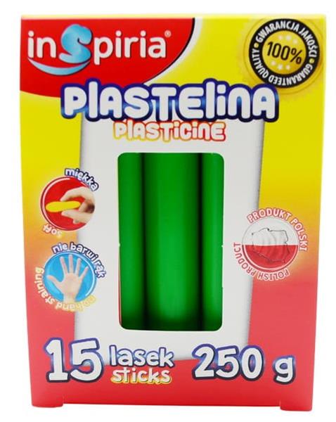 inspiria plastelina 15 lasek zielona    250g schemat