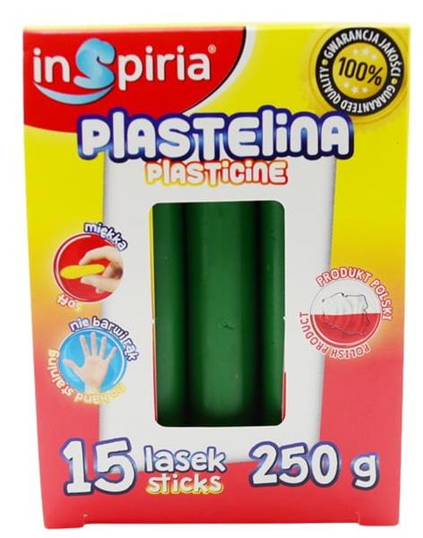 inspiria plastelina 15 lasek ciemnozielona 250g schemat