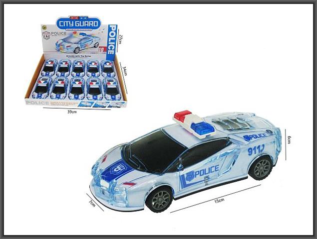HIPO-AUTO POLICJA Z NAPĘDEM ŚWIATŁO, DŹWIĘK 15CM H12923 /10/