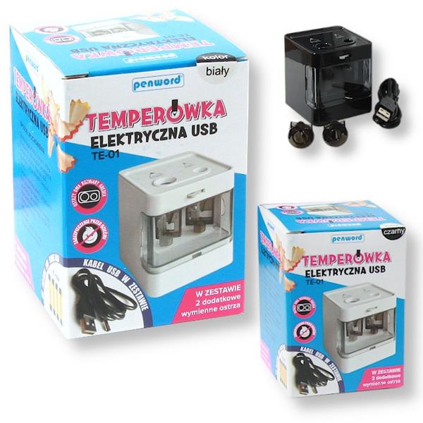 temperówka elektryczna usb te-01 psh