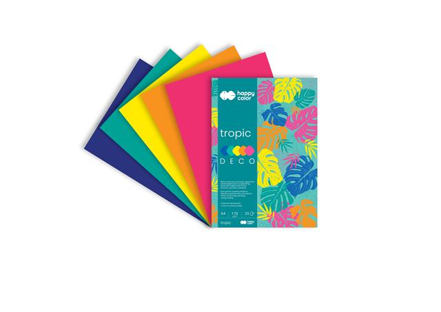 GDD BLOK DECO TROPIC A4 20K 5KOL 170G/M2 HAPPY COLOR /5/