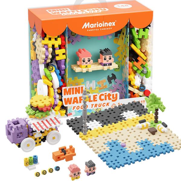 mario-klocki mini wafle city 148el food truck