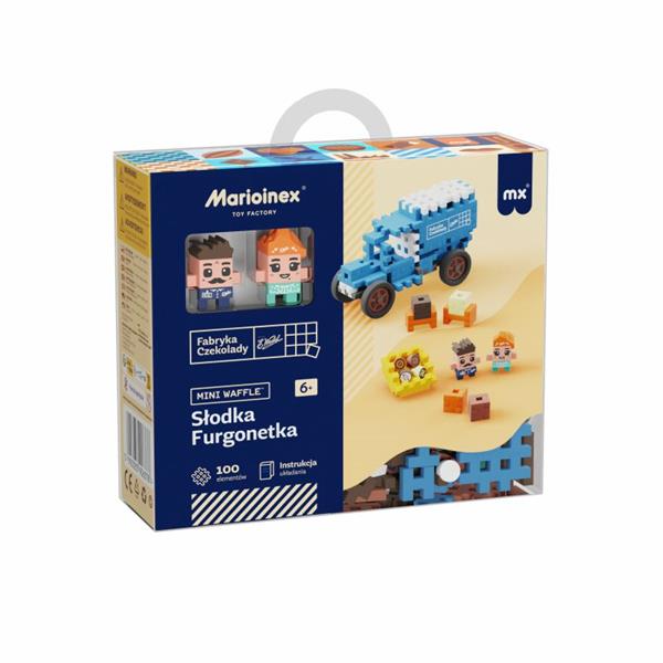 mario-klocki mini wafle wedel 120el samolot rwd-13