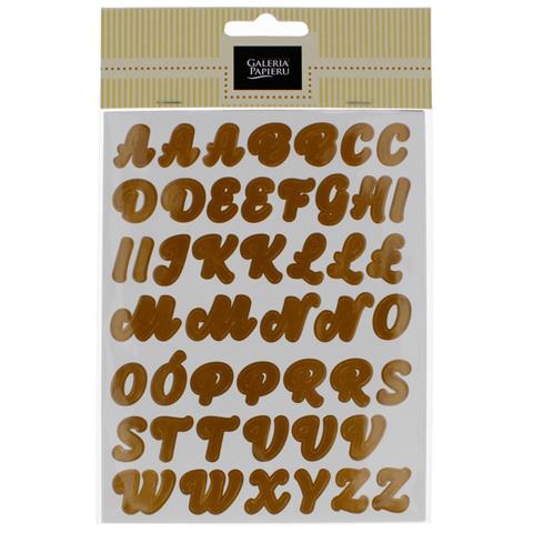 ARGO-NAKLEJKI LITERY I CYFRY ZŁOTE 4arkusze 115X150MM ARGO 254038