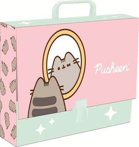MAJEWSKI TECZKA A4 XL Z RĄCZKĄ PUSHEEN  33*24.8*9CM