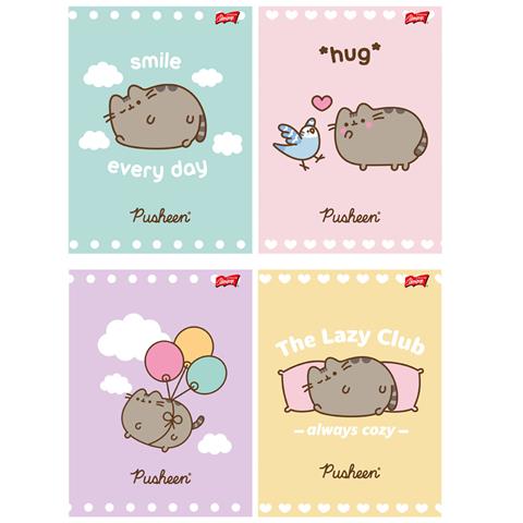 MAJEWSKI ZESZYT A5 32K KRATKA # LAMINOWANY PUSHEEN 70G/M2 B-3001 /15/