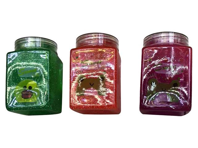 SLIME SŁOIK, 257 G, 6 KOL, 8X5 CM CZAPSKA 012607