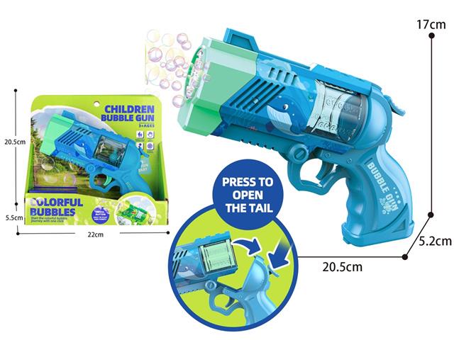 PISTOLET NA BAŃKI MYDLANE B/O 23X5X20,5 CM DELFIN 012810 CZAPSKA