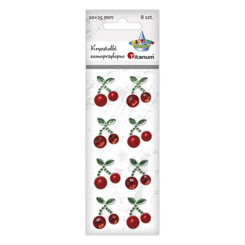 TITANUM KRYSZTAŁKI SAMOPRZYLEPNE WIŚNIE A`8 23MH0301