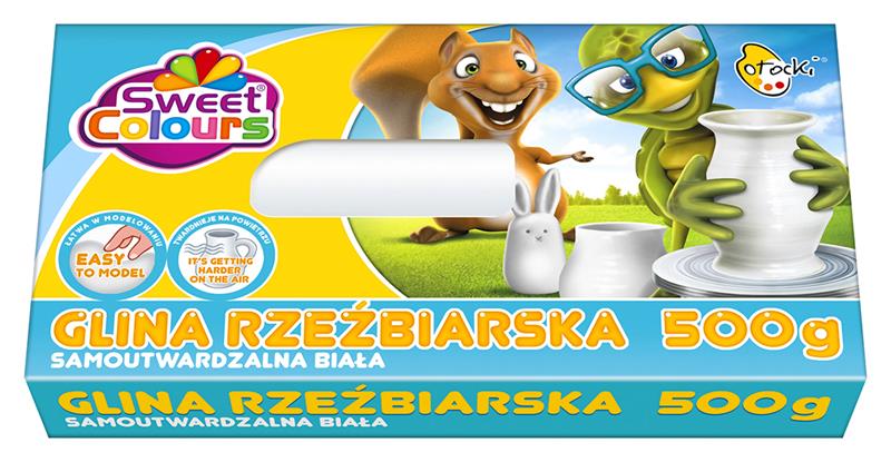 otocki glina rzeźbiarska samoutwardzalnabiała 500g /15/