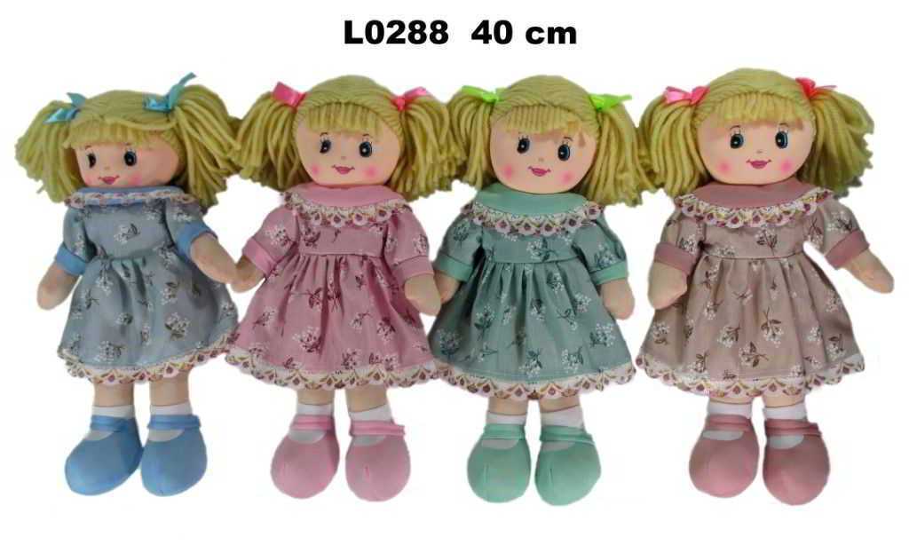 SUNDAY LALKA PRZYTULANKA 40CM 4WZORY L0288
