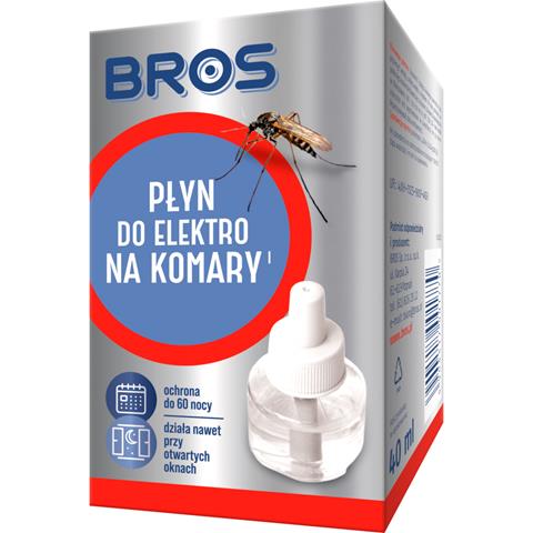 BROS.ELEKTROFUMIG.zapas PŁYN 40ML.     ATEST:BRO01BR16A