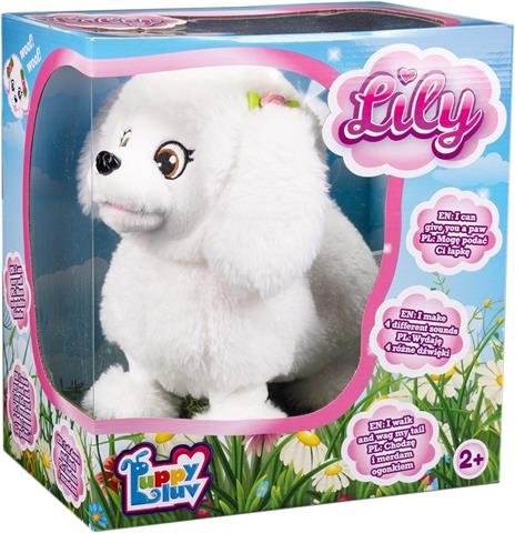 tm toys puppy luv piesek interaktywny pudel lily 08763