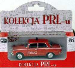 kolekcja prl-u fiat 125p straż 1:43  b-247 daffi