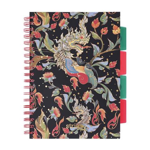 STRIGO KOŁOZESZYT PROJECT BOOK B5 SMOK  100K KRATKA 80G/M2 WPC