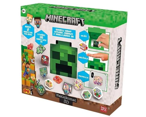 EPEE NAKLEJKOMAT 3D MINECRAFT 60403