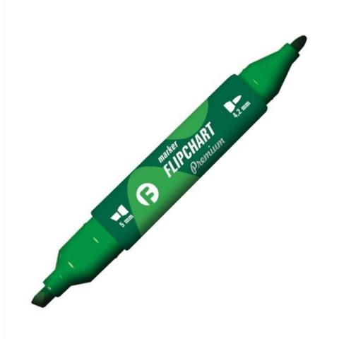 TETIS MARKER FLIPCHART DWUSTRONNY ZIELONY PREMIUM KM503-Z2 5MM/4.2MM /12/