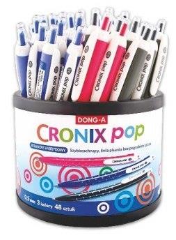 tt-długopis cronix pop hybrid mix kol.  0.5mm op.48szt.