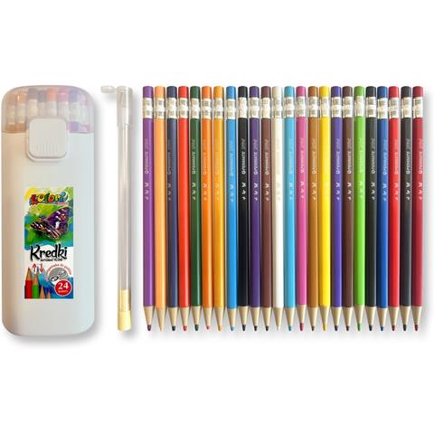 TT-KREDKI AUTOMATYCZNE 24 KOLORY + TEMPERÓWKA TT8976 PENMATE /9/