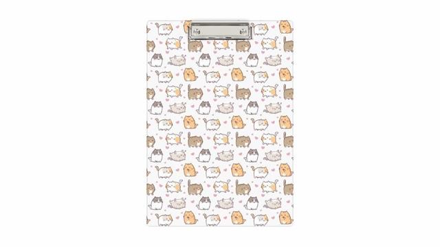 BIURFOL DESKA A4 Z KLIPEM KITTENS KHN-01-35