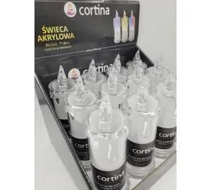 cortina świeca led z bateriami 6.5*18cm /12/