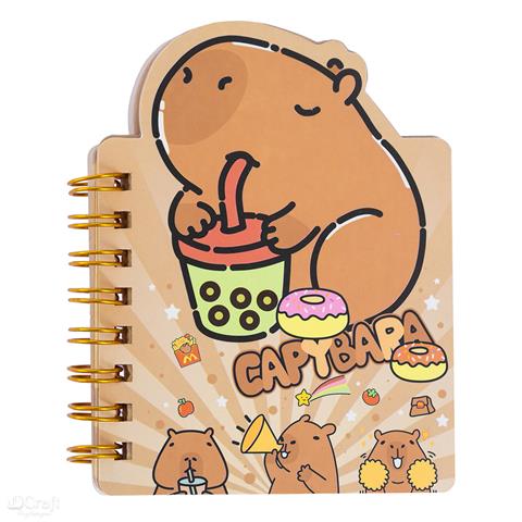 DP CRAFT NOTES NA SPIRALI 7,9*10,5CM 50KKAPIBARA DPCA-022