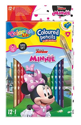 PATIO-COLORINO KIDS KREDKI OŁÓWKOWE 12+1KOLORÓW MINNIE 90614PTR /24/