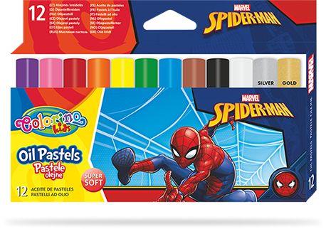 PATIO-COLORINO KIDS PASTELE OLEJNE 12 KOLORÓW SPIDER-MAN 91895PTR /12/