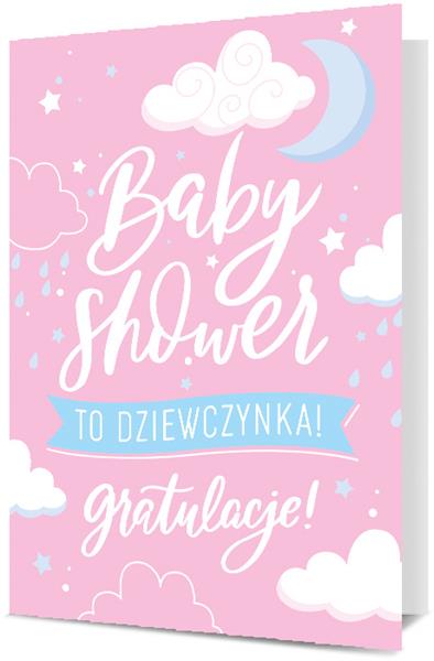 pan dragon kartka ozdobna b6 baby shower 1863