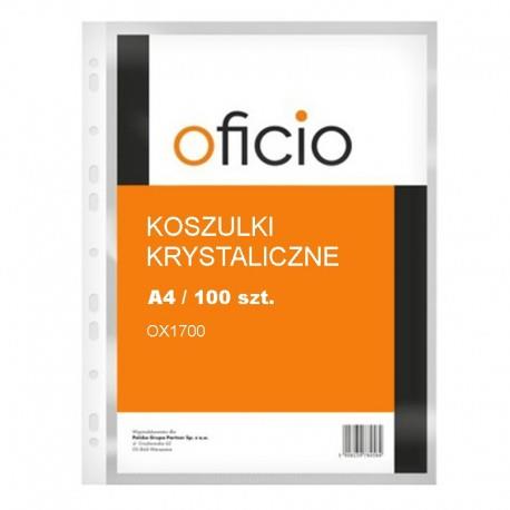 OFICIO KOSZULKA A4 KRYSTALICZNA 50MIC   OP.100SZT