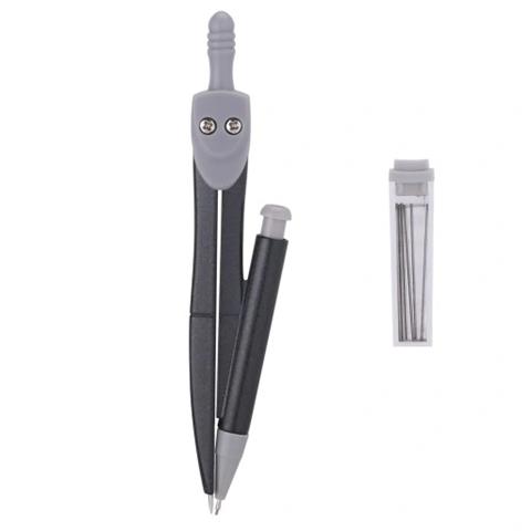 DELI-CYRKIEL METALOWY Z OŁÓWKIEM AUTOMATYCZNYM GRAFIT 0.5MM G209 04 WPC /12/